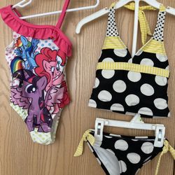 2 Swimwear for little girls size 4 and 4T