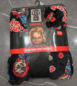Chucky Men's Plush Wanna Play Robe New