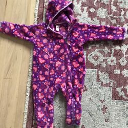 REI Fleece Onesie. Size 12 Months Girl 