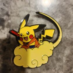 Pikachu Dragon Ball Z Goku On Cloud Mash Up Enamel Pin 