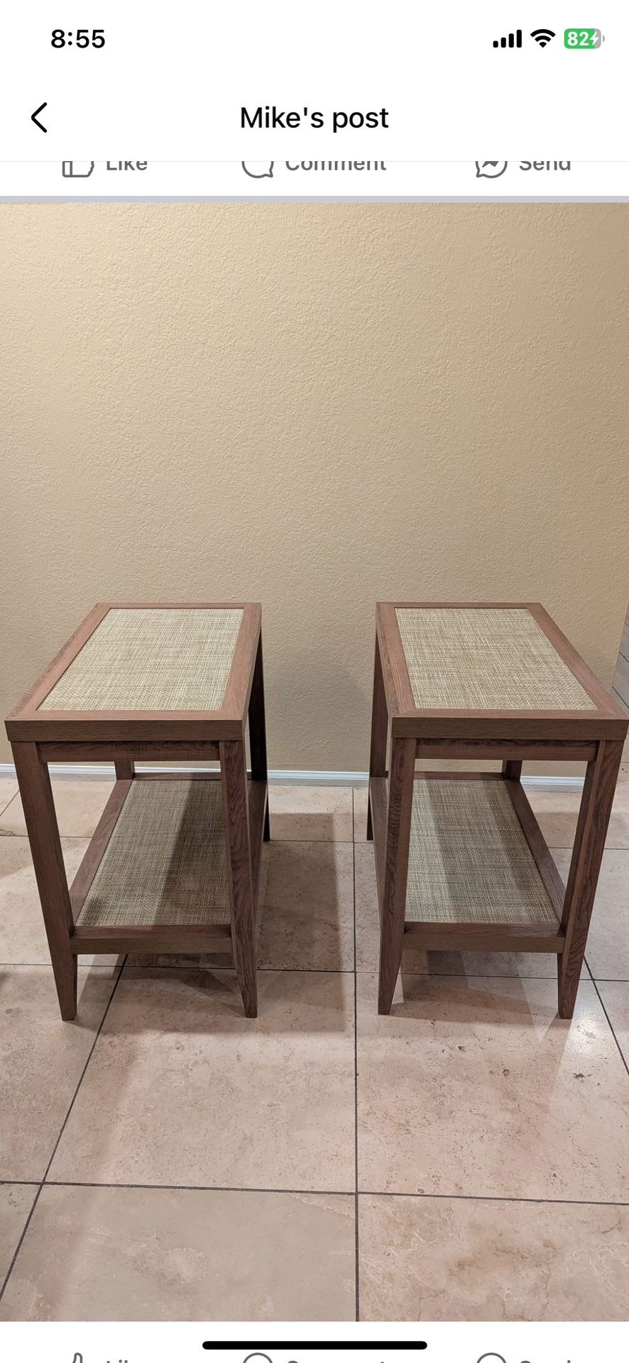 2 Side Tables 