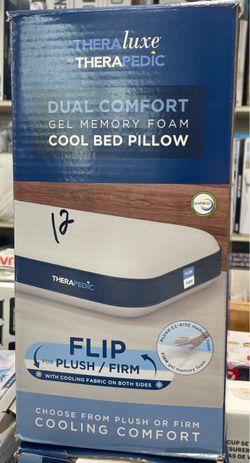 Gel memory foam cool bed pillow