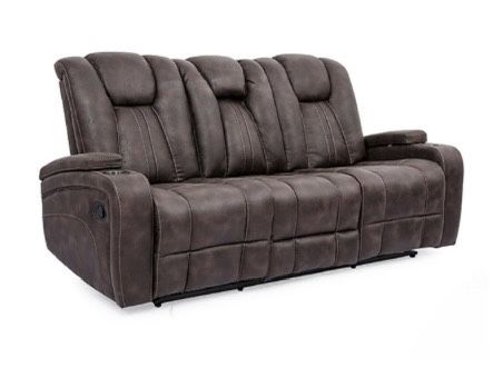 Recliner Sofa (manual) With Power Outlets