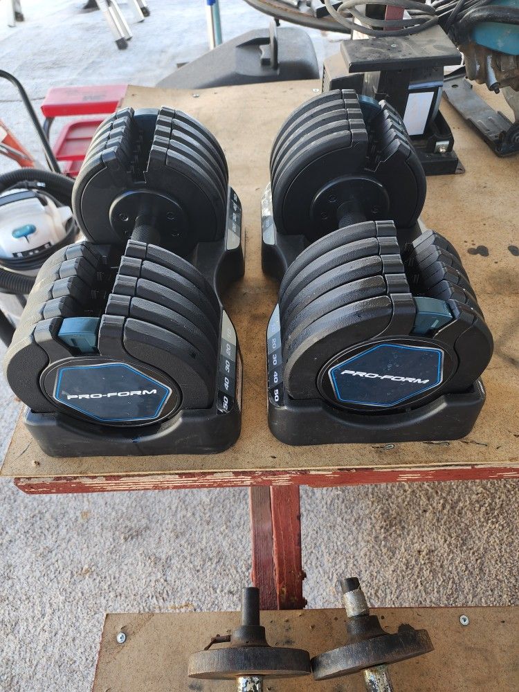 Adjustable Dumbbells