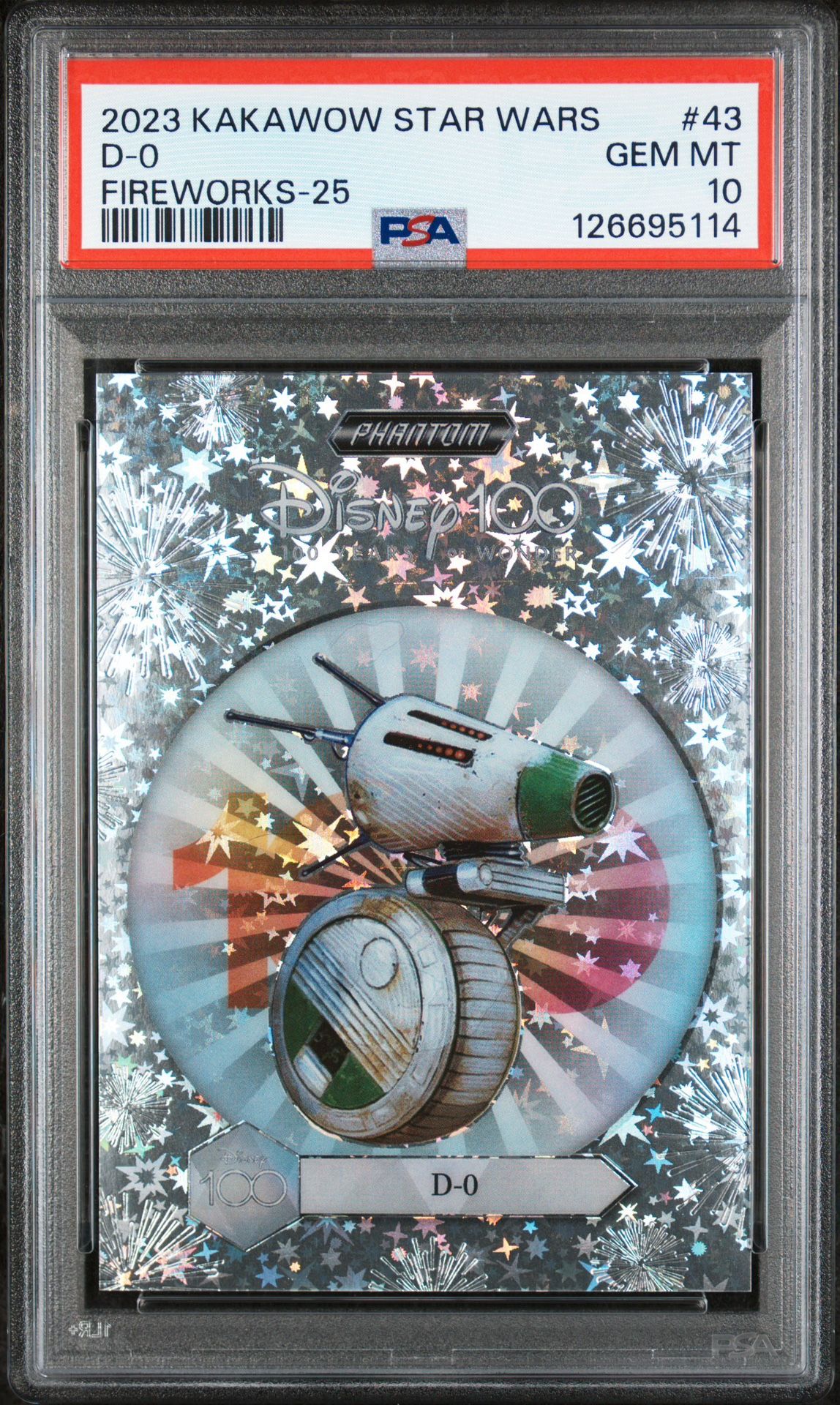 Star Wars D-0 FIREWORKS 17/25 - PSA10