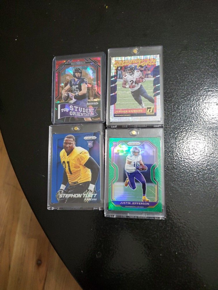 NFL Cards in Cases