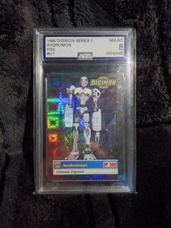 1999 Digimon Andromon Series 1 Foil AGS 8
