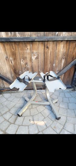 Bowflex Dumbells Weights Rack