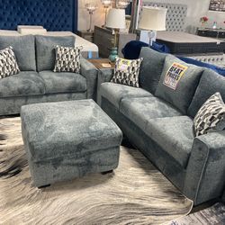 Perfect Sofa Loveseat! $1,299! Many Colors💜 Easy Financing ✨🚨 