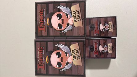 The Binding of Isaac Four Souls Angel & Tainted Isaac Figures | Sealed
