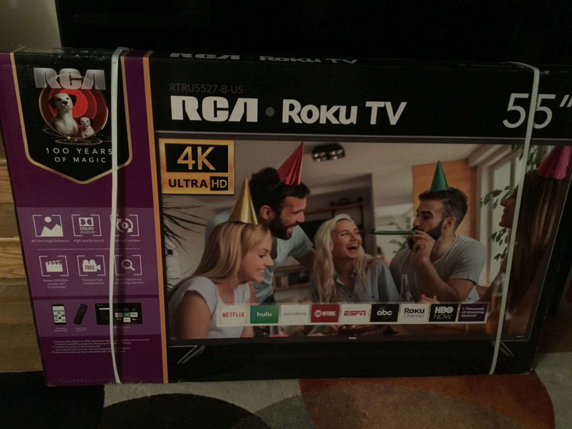 Brand New RCA 55” 4K Ultra HD Roku TV