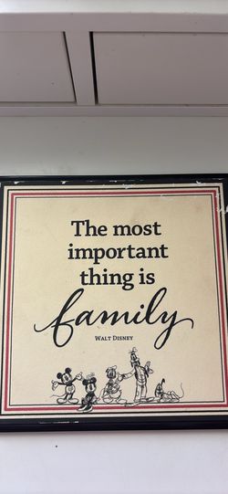 Disney family plaque