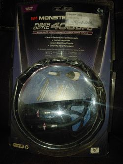 Monster Fiber Optic 400DFO Digital Audio Cable 4m