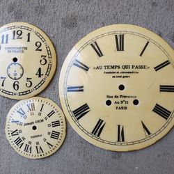 French Clock Faces
