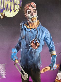 New, Adult Zombie Doctor Costume size S/M. Comes with top and Stethoscope