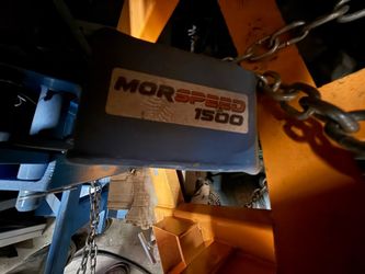 Morse MORSpeed 288-1 Forklift Drum Grabber Lifter 1500 lb Capacity Rim Grip