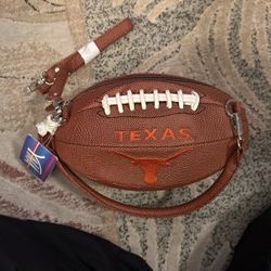 Texas Longhorns Women’s Football Purse NWT