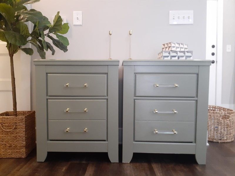 Nightstands X 2 (Sage Green) for Sale in Atlanta, GA OfferUp