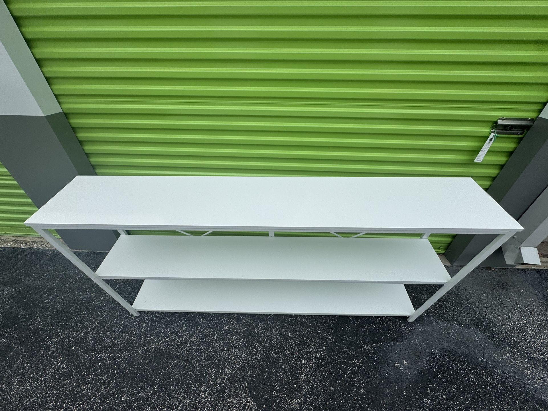 White 3 Tier Shelving Unit For Books Or Office Suplkies