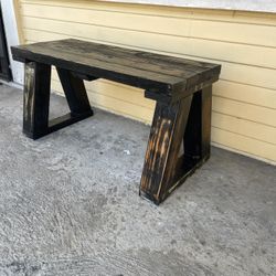 Rustic Wooden Small Bench/Stand
