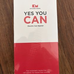 Kitchen Mama Auto Electric Can Opener: Open Your Cans with A Simple Press of Button - Automatic, Hands Free, Smooth Edge, Battery Operated, YES YOU CA