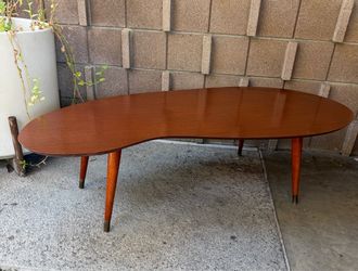 Mid Century Modern Kidney Coffee Table