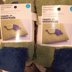 Pillowcase & Sleeping Mask 2 Pack 