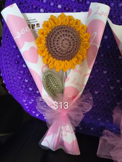 Sunflower & small bouquet (different price)