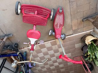 Tricycle and scooter