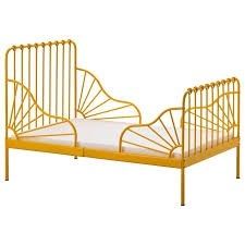 Kids IKEA Yellow Minnen Bed frame 