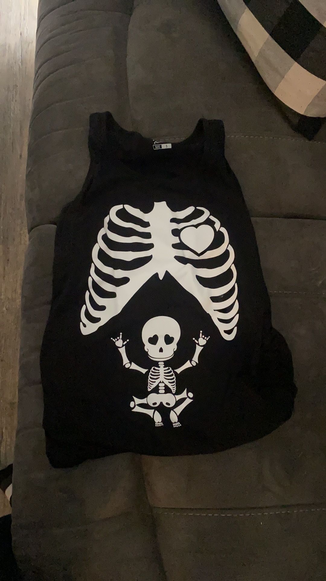 Maternity Skull Baby Shirt