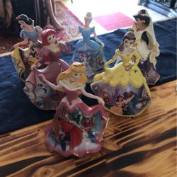 Beautiful  Porcelain Disney collectible figurines