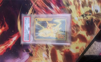 2000 Pokemon Japanese Bandai Pikachu & Pichu Anime Movie 2 GEM MT PSA 7 MOVIE29