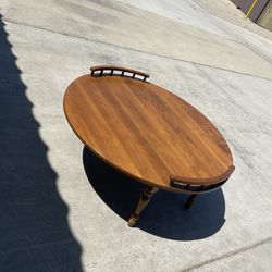 Folding Round Coffee Table 