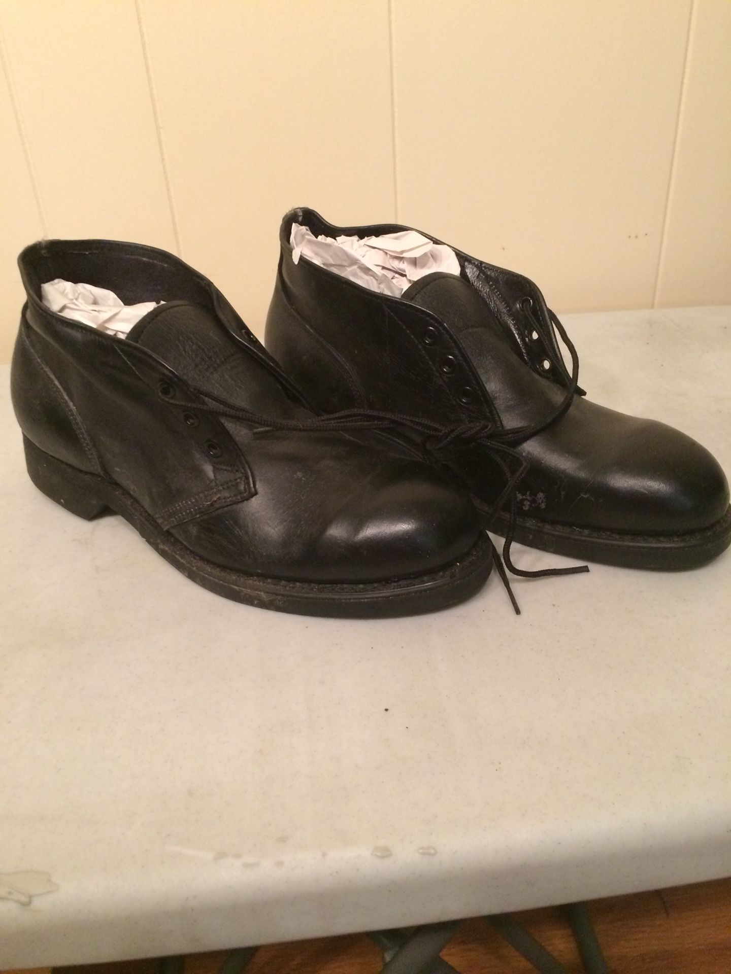 Navy Work Shoes (Boondockers)