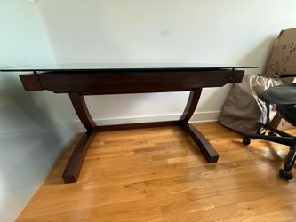 Dark brown desk