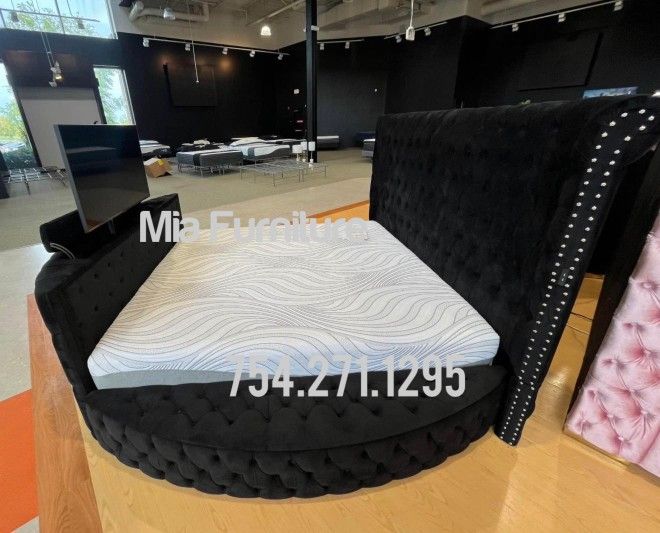 Round Bed With Storage New Finance Available