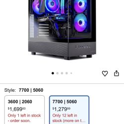 Skytech Azure 3 Gaming PC | Ryzen 7 7700 | RTX 5060 | 32 GB DDR5 | 1TB NVMe SSD | New/Sealed