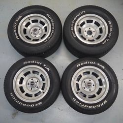 15" Chevrolet Factory Replica Polished YJ8 Rims Wheels Tires Fits Corvette C3