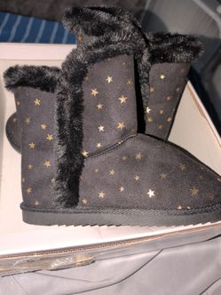 Brand New Girls fashion cozy Boots