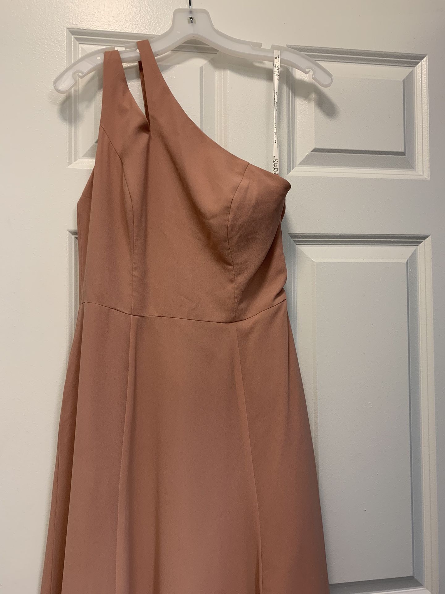 One Shoulder Bridesmaids Dress