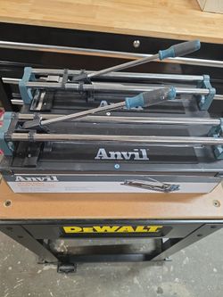 (2) Anvil 14-Inch Manual Tile Cutter