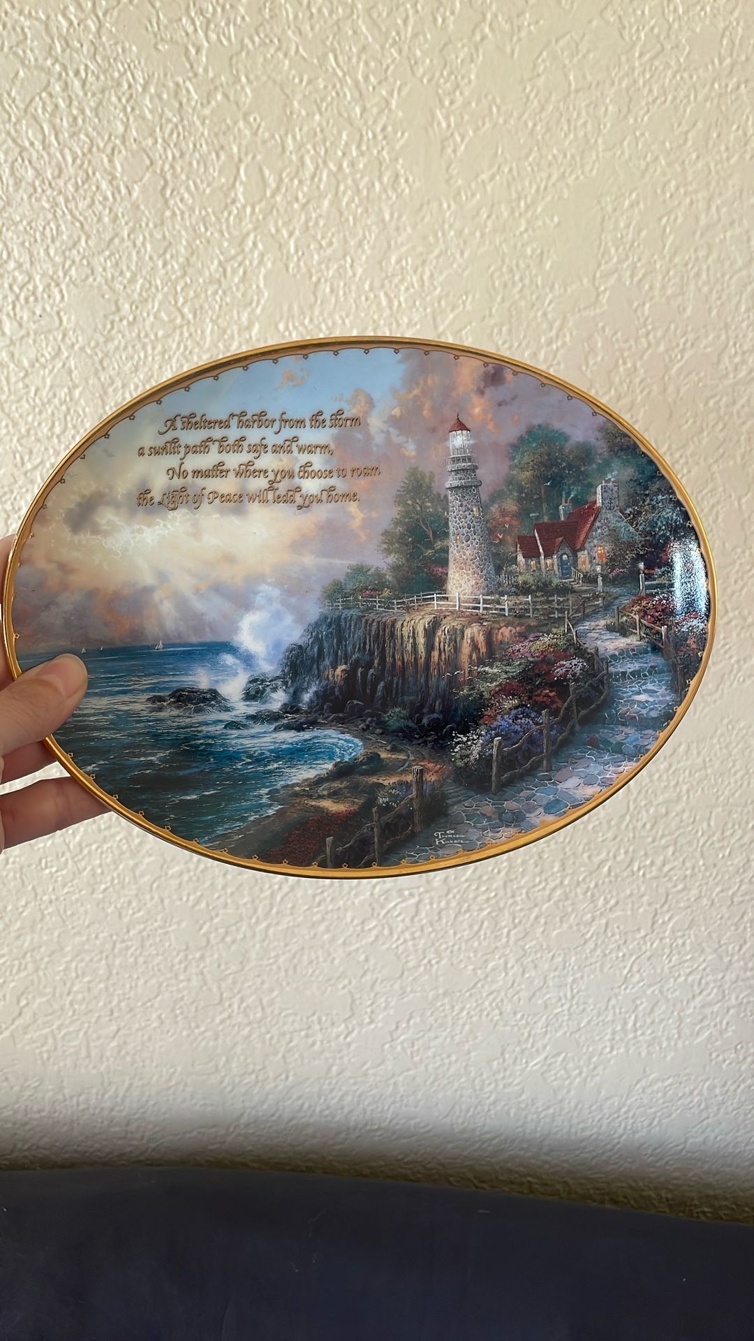 Thomas Kinkade Plate