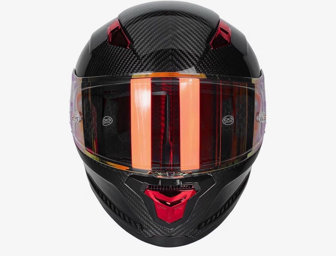 Carbon Fiber Full Face Motorcycle Helmet