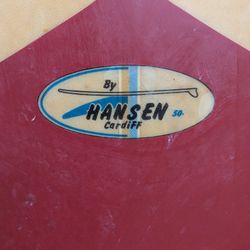 Hansen Surfboard Vintage '50 Model 
