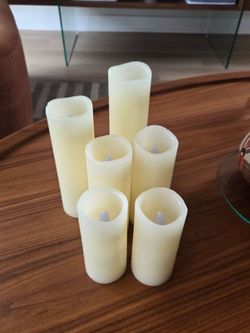 Ambiance candles on baterries