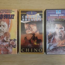 Antique VHS Movie Lot Action