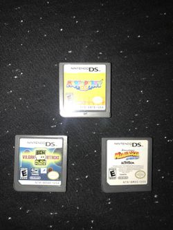 Nintendo DS Games (Mario Party; Ben 10; Madagascar)