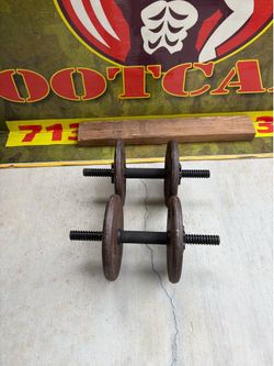 Cap adjustable Dumbells handle  $35
