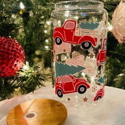 16oz Glass Can Perfect For Gifting! 